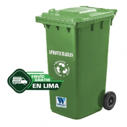 CONTENEDOR CON 2 RUEDAS WEBER 240L 